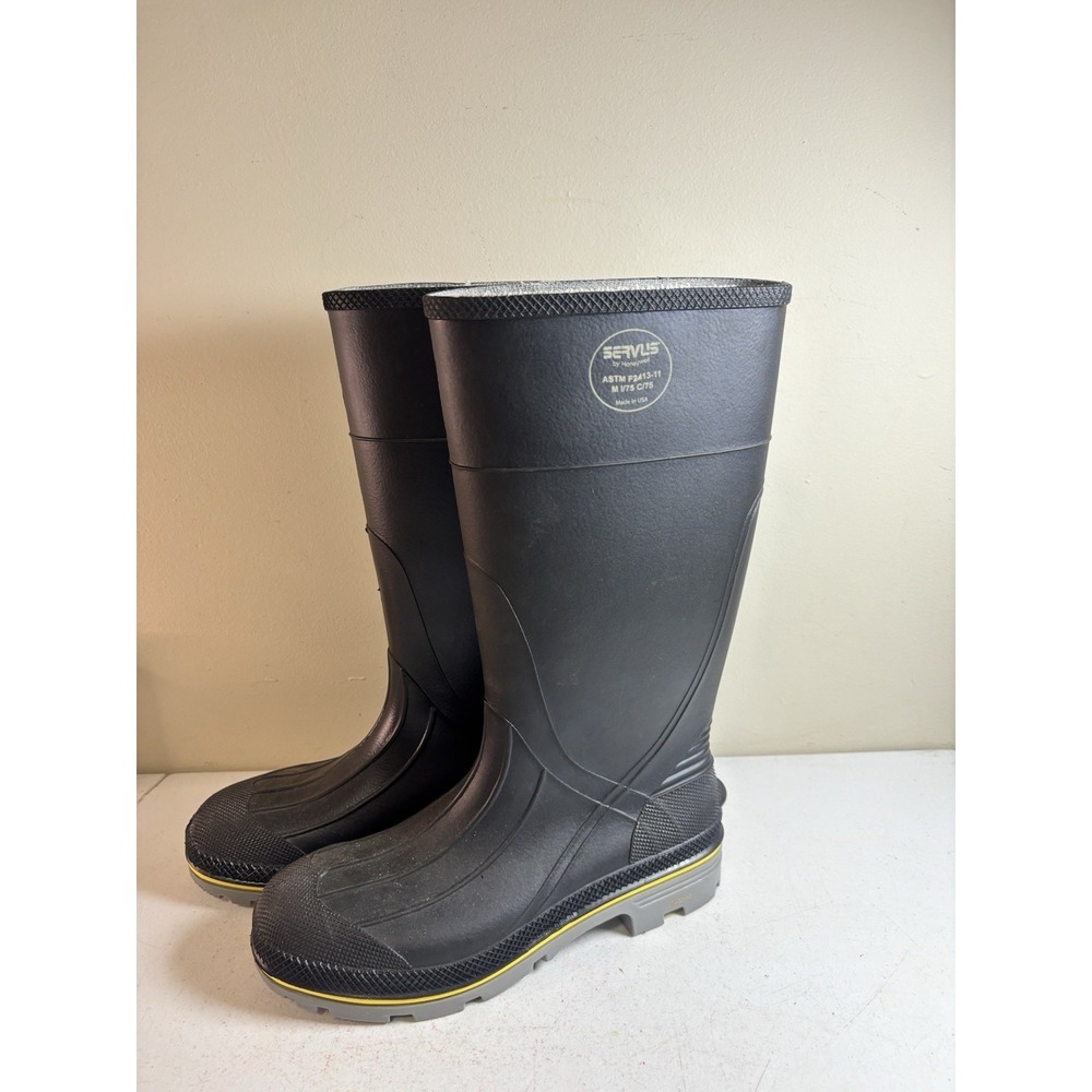 Servus by Honeywell Waterproof Rubber Slip‎ Resistant Work Boots Mens Sz 11 NWOT